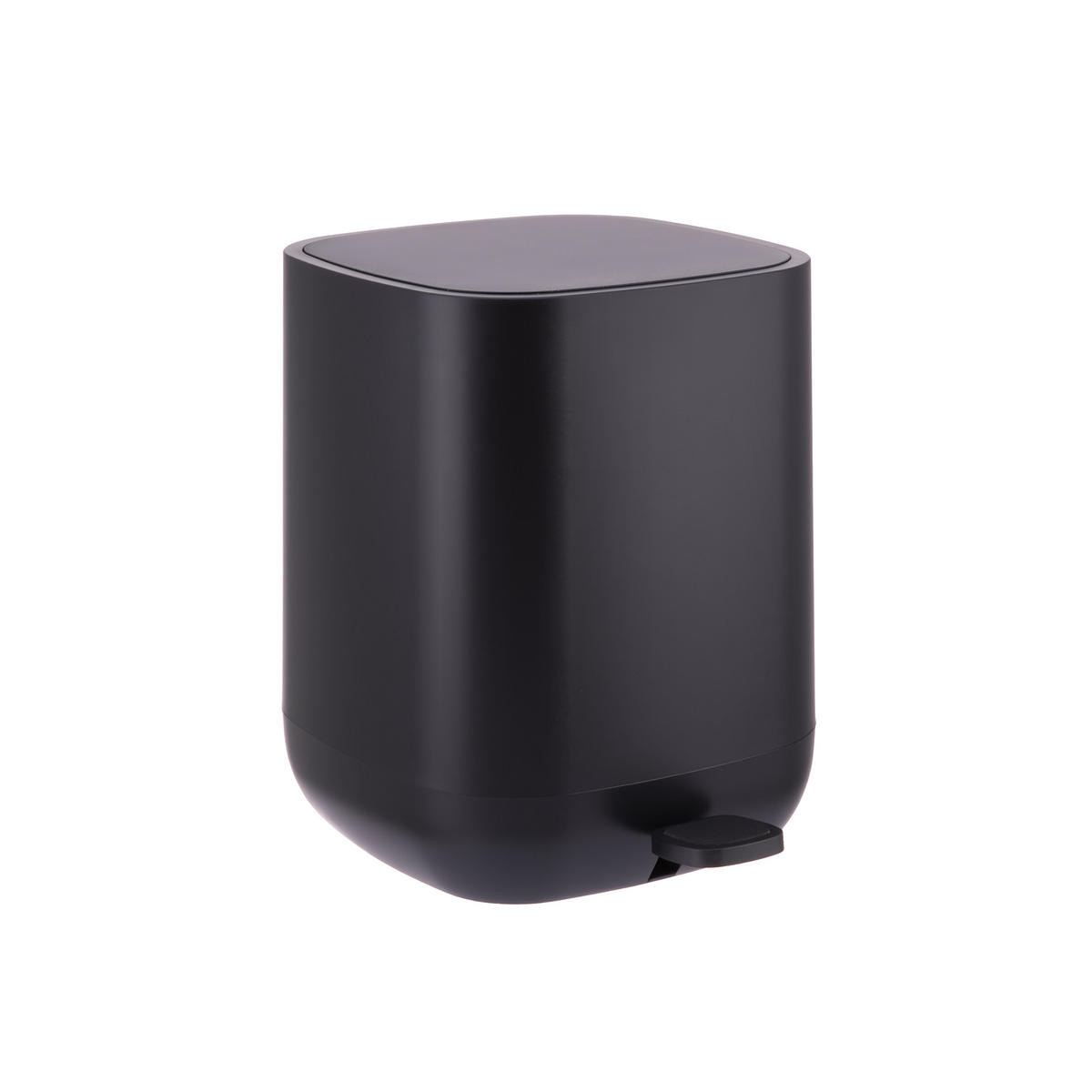 MÜLLEIMER - Schwarz, Kunststoff (21/27/26cm) - Relaxdays