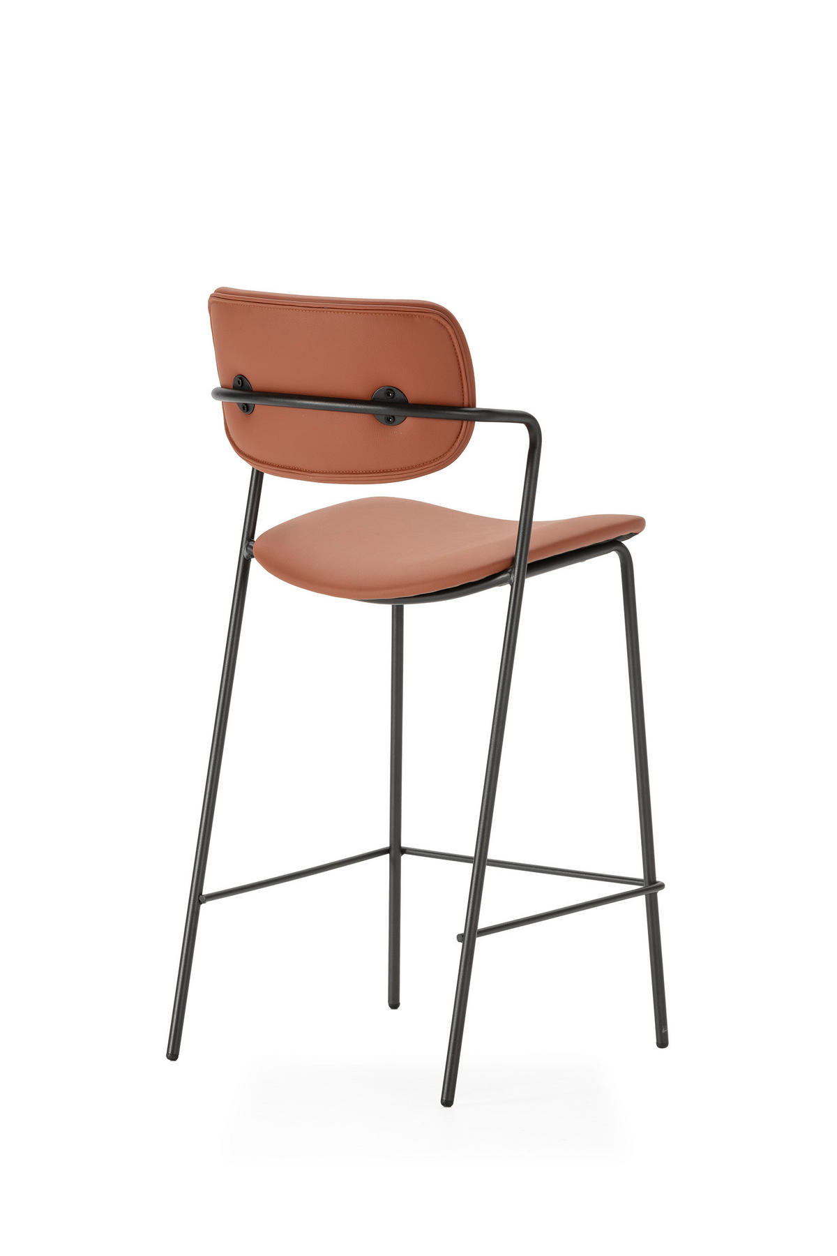 BARHOCKER Maika Rot 44/51/66 cm 2er-Set - Rot, Textil (51/66/44cm) - Drawer