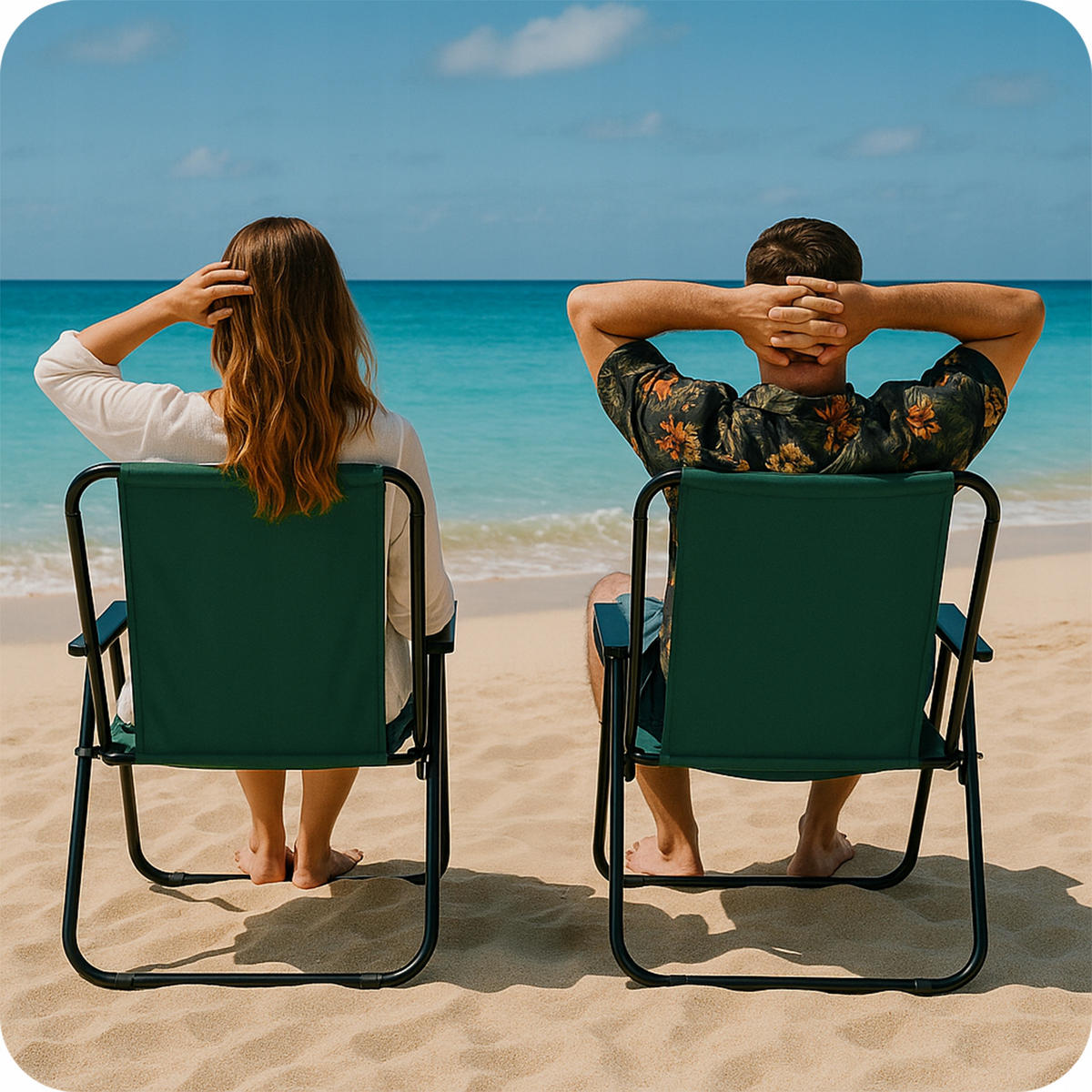 CAMPINGSTUHL Grün - Grün, Textil (51/73/46cm) - KRUMAD