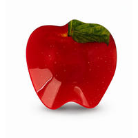 SERVIERPLATTE Aria Fresh Rot 25x24xh4 cm Glas - Rot, Glas (25/4/25cm) - Mondex