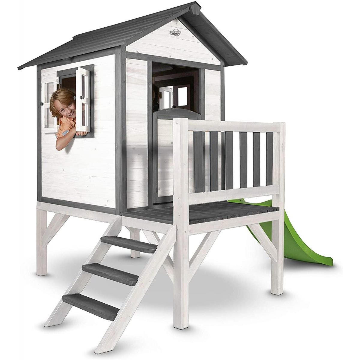 Axi House Spielhaus Grün 240x189x167 cm