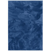 HOCHFLOR LANGFLOR TEPPICH SUPER SOFT MELIA - Dunkelblau, Textil (140/200cm) - Pergamon