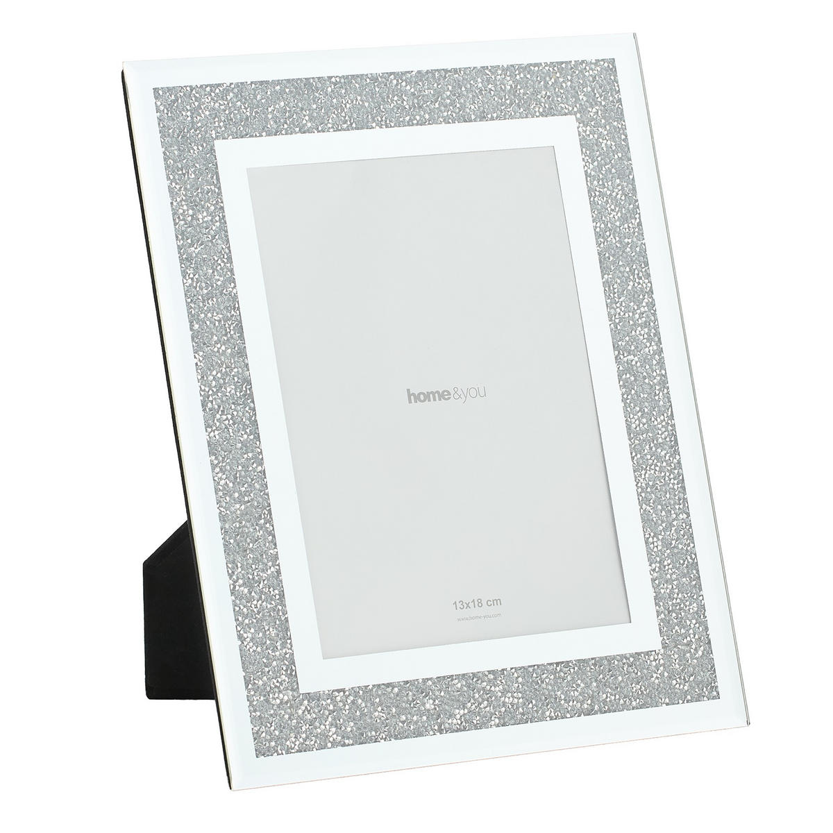 RAHMEN Diamentdust - Silberfarben, Glas (0.9/25/20cm) - home&you