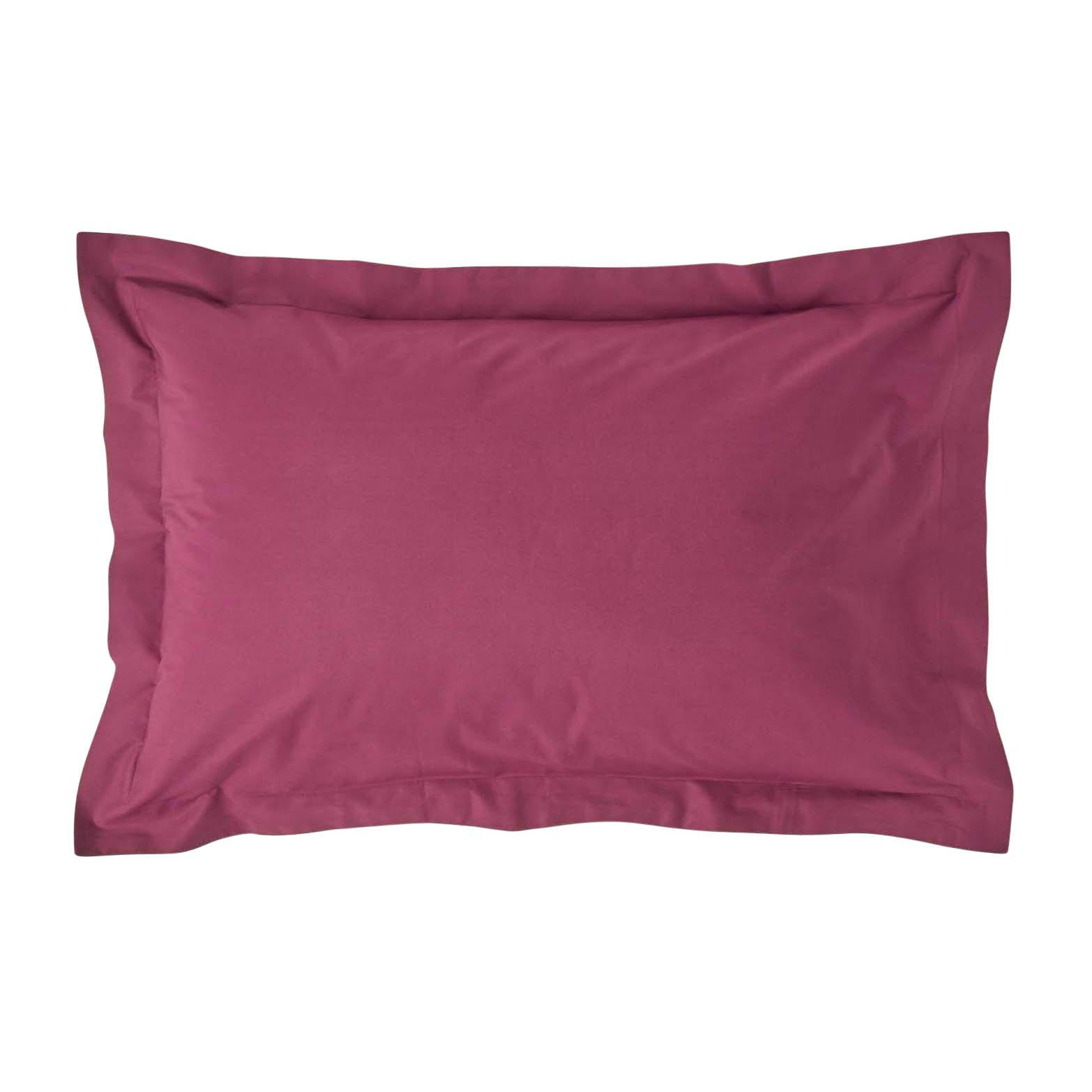 KISSENBEZUG Perkal mit Stehsaum, Fadendichte 200 - Beere, Textil (48/74cm) - Homescapes