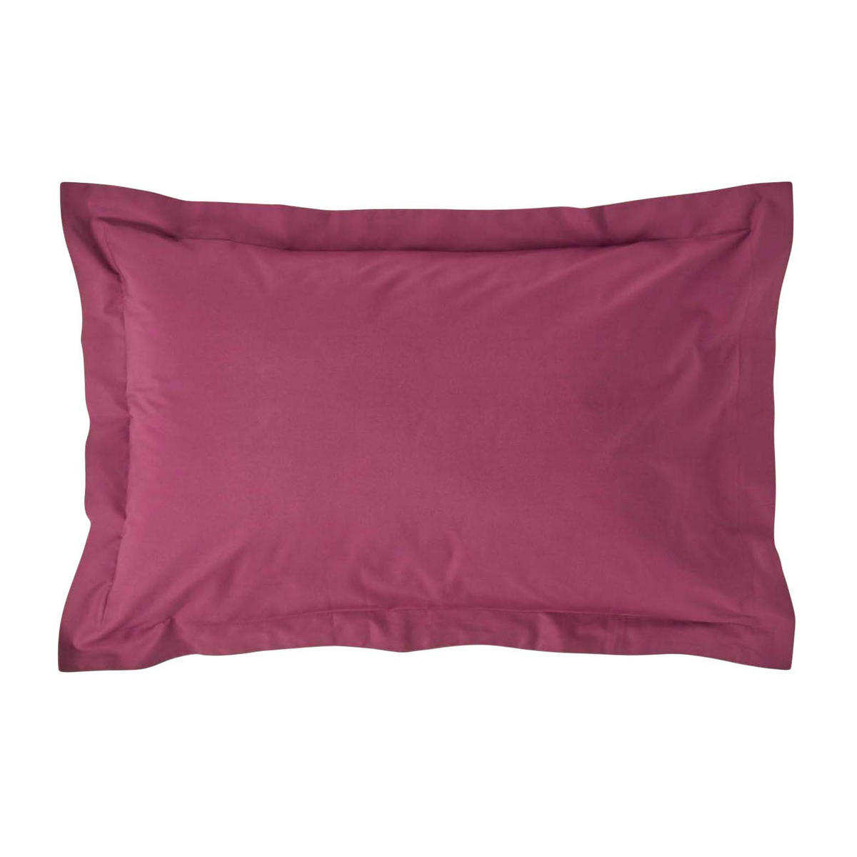 KISSENBEZUG Perkal mit Stehsaum, Fadendichte 200 - Beere, Textil (48/74cm) - Homescapes