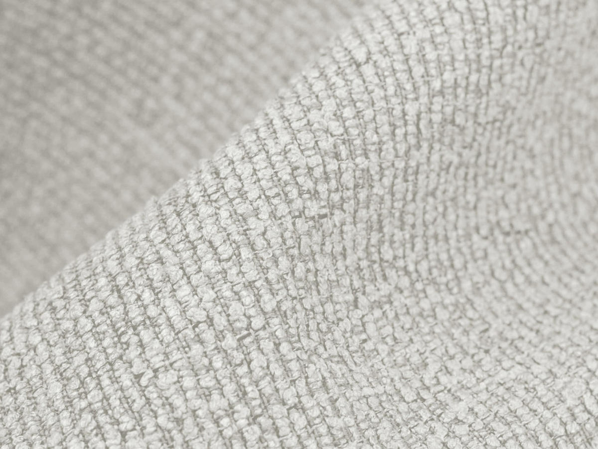 SOFAELEMENT Bouclé Stoff Weiß - Schwarz/Weiß, Holzwerkstoff/Kunststoff (75/77/90cm) - Makamii