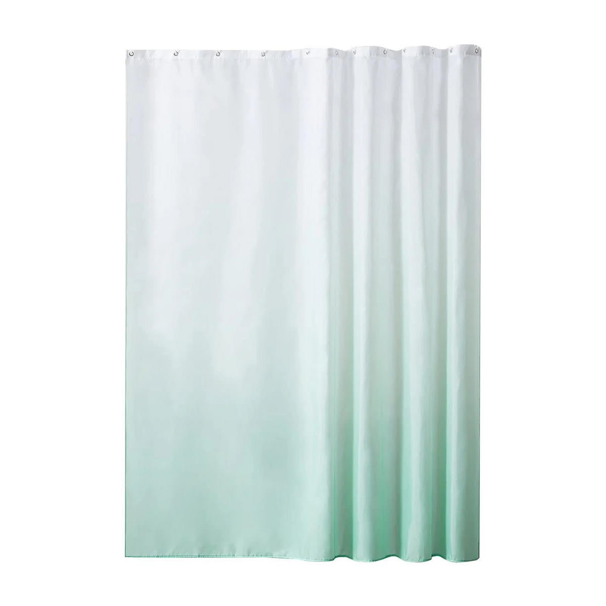 DUSCHVORHANG Hellgrün Polyester 120 x 200 cm wasserdicht schimmelresistent modern schlicht - Grün, Textil (120/200cm) - MCBOSON