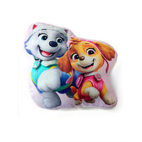KINDERKISSEN Paw Patrol Everest & Skye 35 x 30 cm - Multicolor, Textil (35/30cm) - Paw Patrol