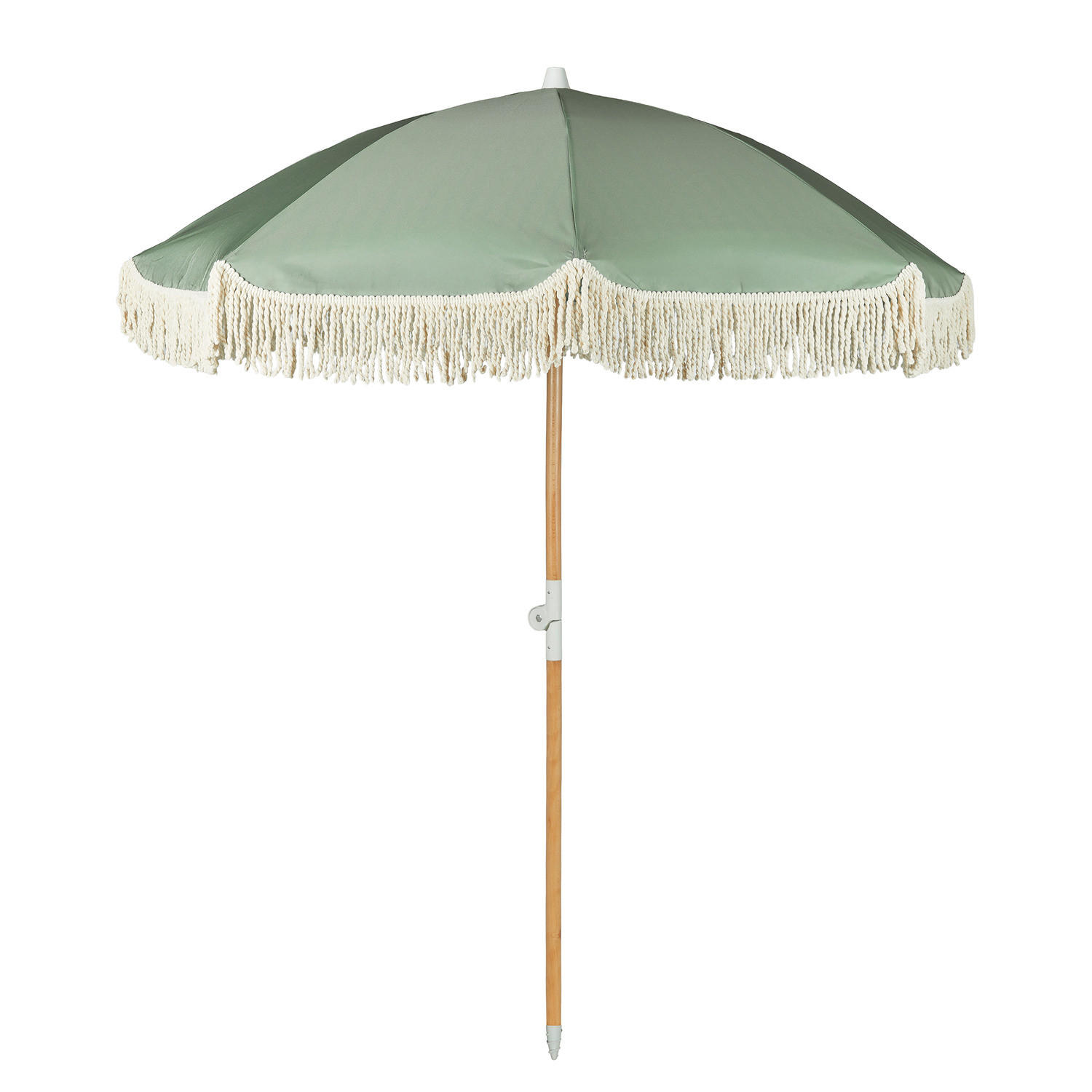 STRANDSCHIRM Boho Lounge - Grün, Holz/Textil (160/160cm) - Butlers