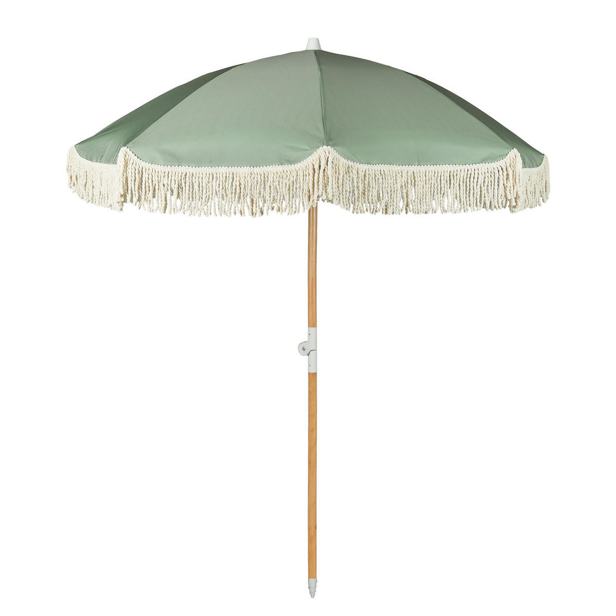 STRANDSCHIRM Boho Lounge - Grün, Holz/Textil (160/160cm) - Butlers