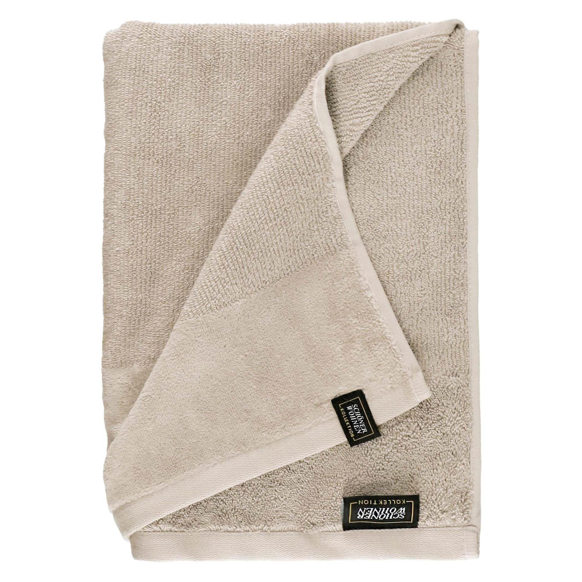 DUSCHTUCH SENSE - Beige, Textil (70/140cm) - Schöner Wohnen