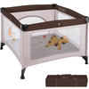 LAUFSTALL für Baby Tommy Junior,105 x 105 x 78 cm,braun - Braun, Textil (105/78/105cm) - tectake