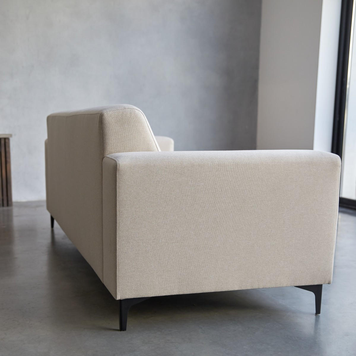 SOFA Lars Beige aus Stoff - Beige, Textil (224/80/90cm) - Tikamoon