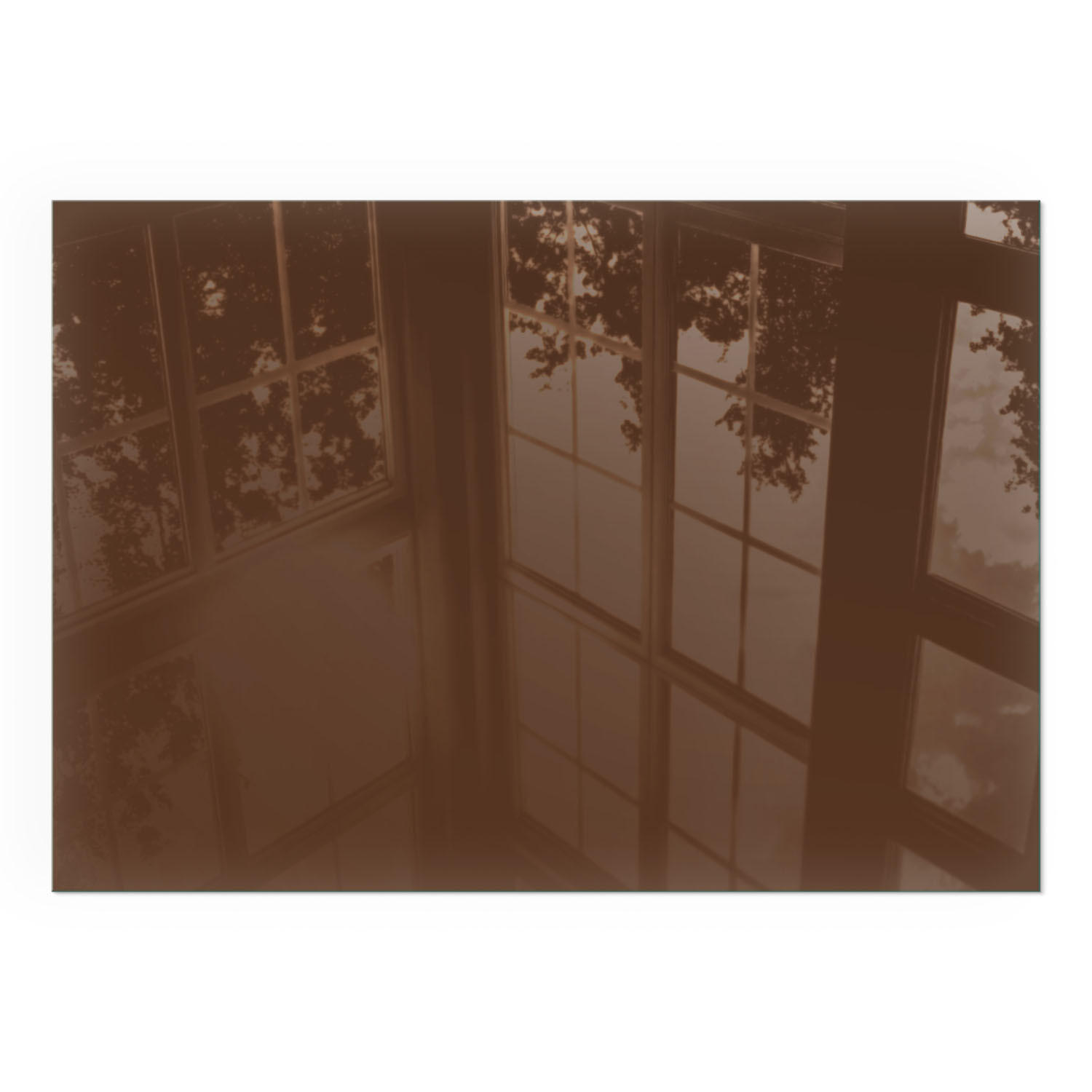 GLASPLATTE für Kamin 100x70 cm - Braun, Glas (100/70/0.4cm) - TULUP