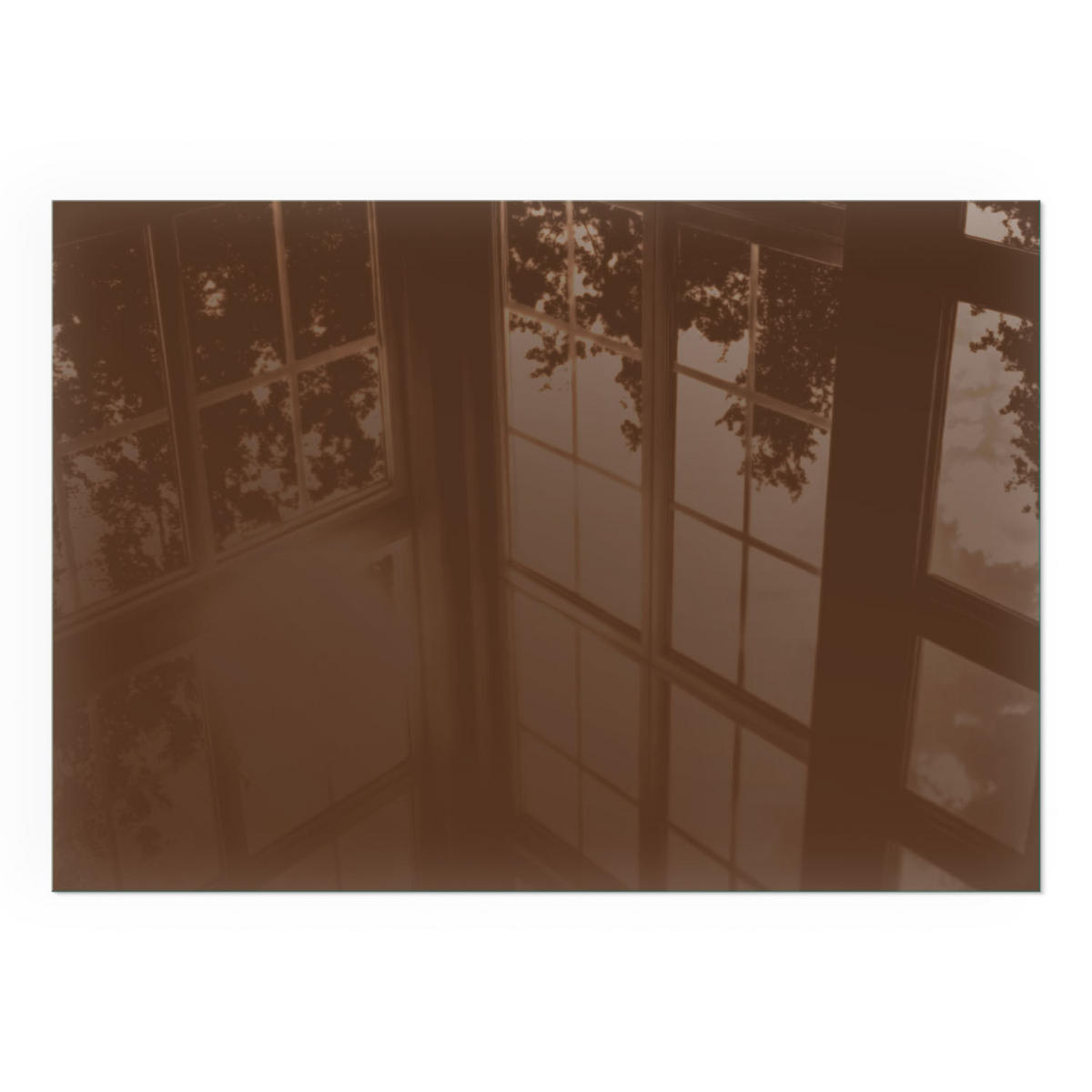 GLASPLATTE für Kamin 100x70 cm - Braun, Glas (100/70/0.4cm) - TULUP