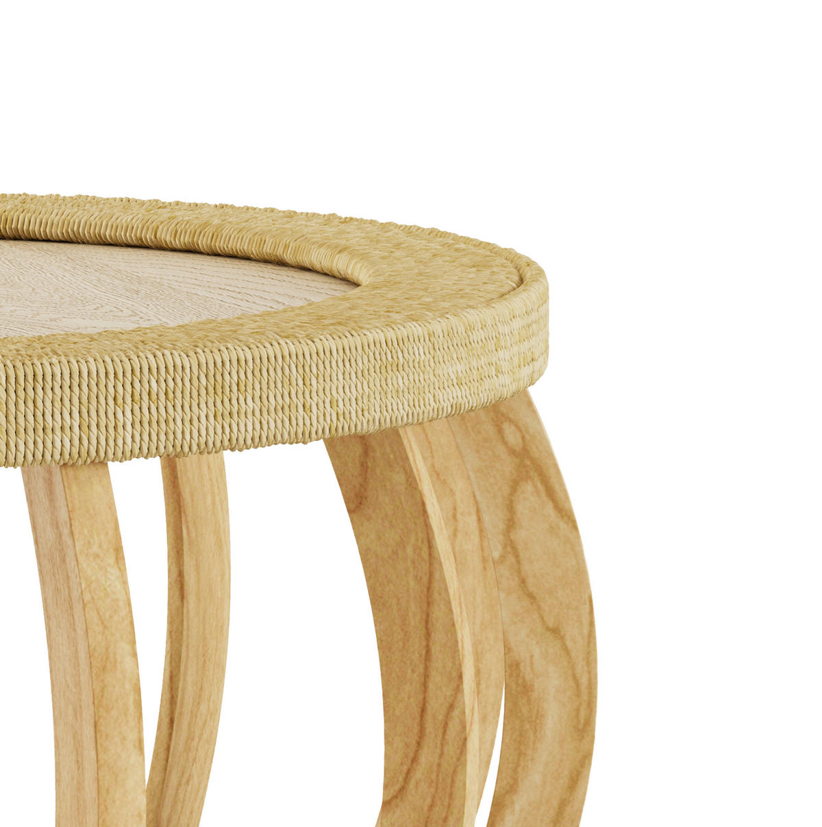 KLUBSKA miza iz masivnega lesa in MDF, 90/90/43 cm naravna - naravne barve, leseni material (90/90/43cm) - BEAOK