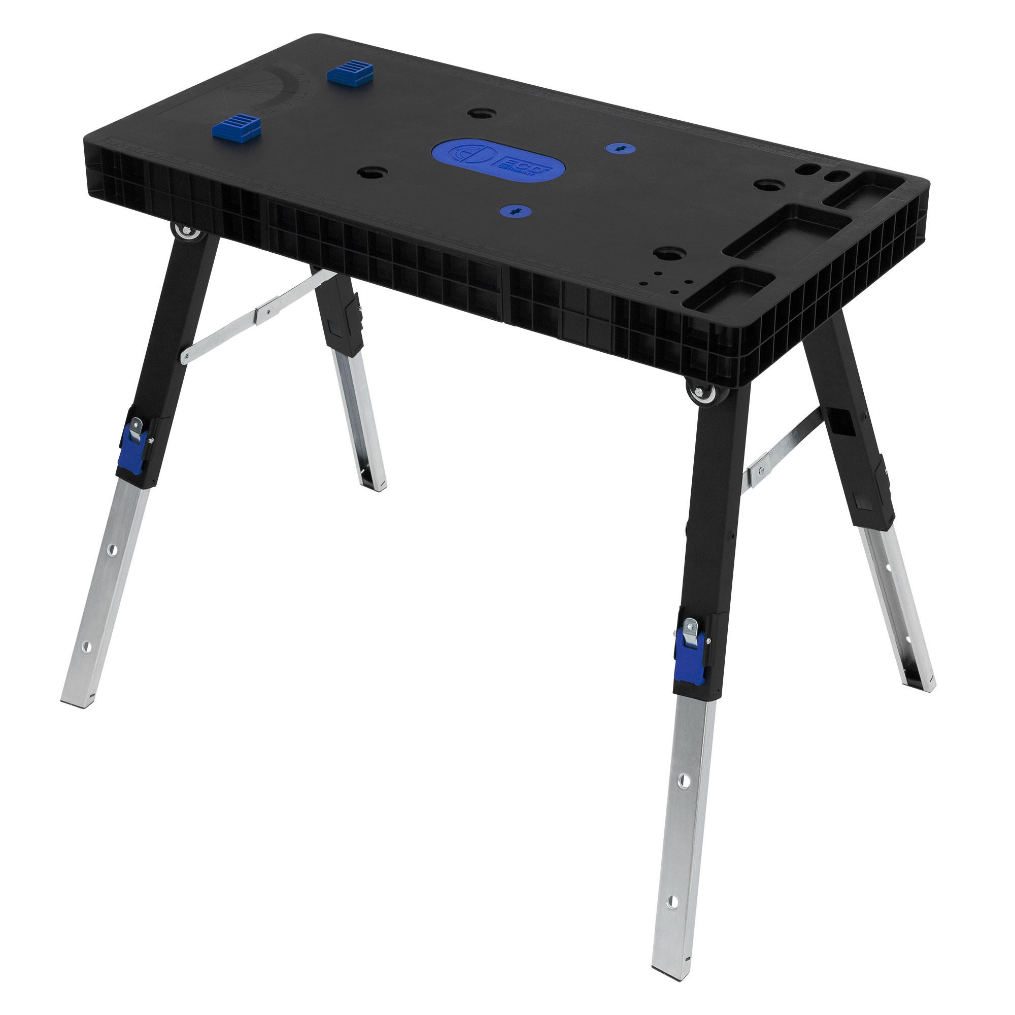 WERKBANK 5-in-1 - Schwarz, Kunststoff (100.5/80/72cm) - ECD-Germany