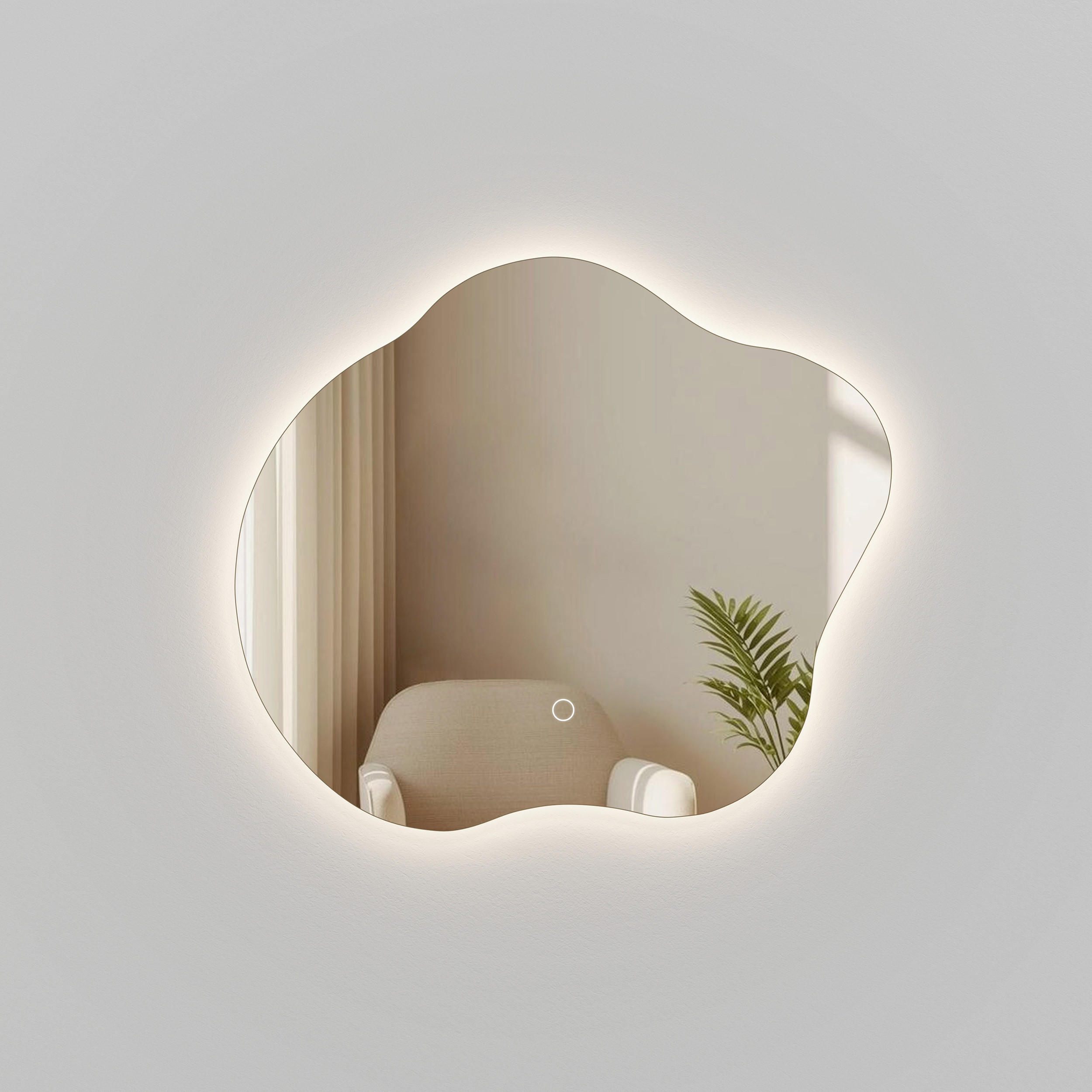 OGLINDA de baie cu LED-uri 50/45/3 cm
