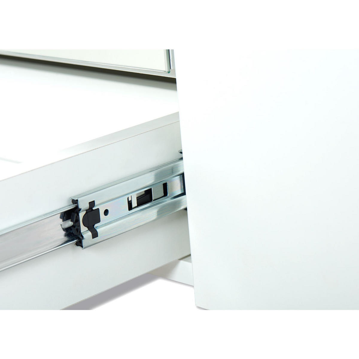KLEIDERSCHRANK FRISK Verspiegelter, weiß - Eichefarben/Weiß, Eichenholz/Holzwerkstoff (150/195/58cm) - KONSIMO®