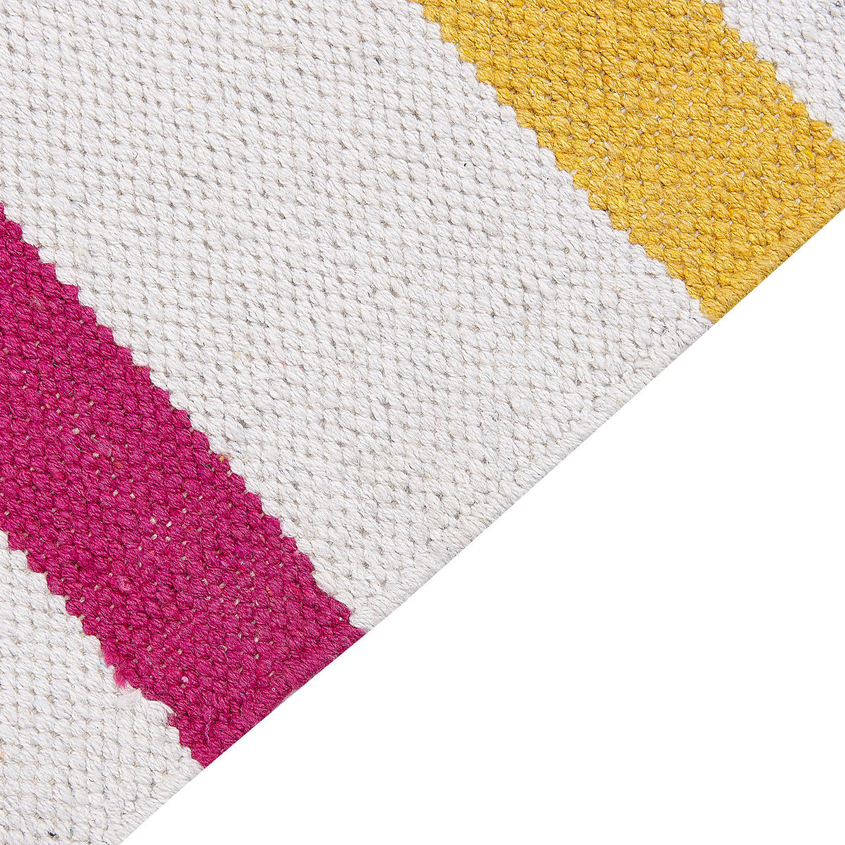 TEPPICH geflochten Hisarli 200/140 cm - Multicolor, Textil (140/200cm) - Beliani