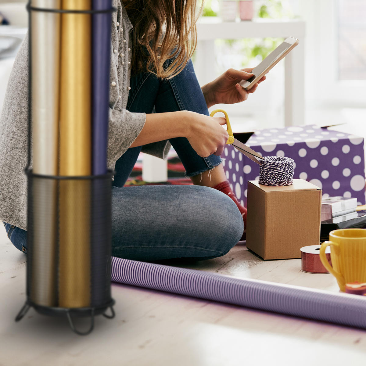 REGENSCHIRMSTÄNDER - Schwarz, Metall (16/52.5/16cm) - Relaxdays