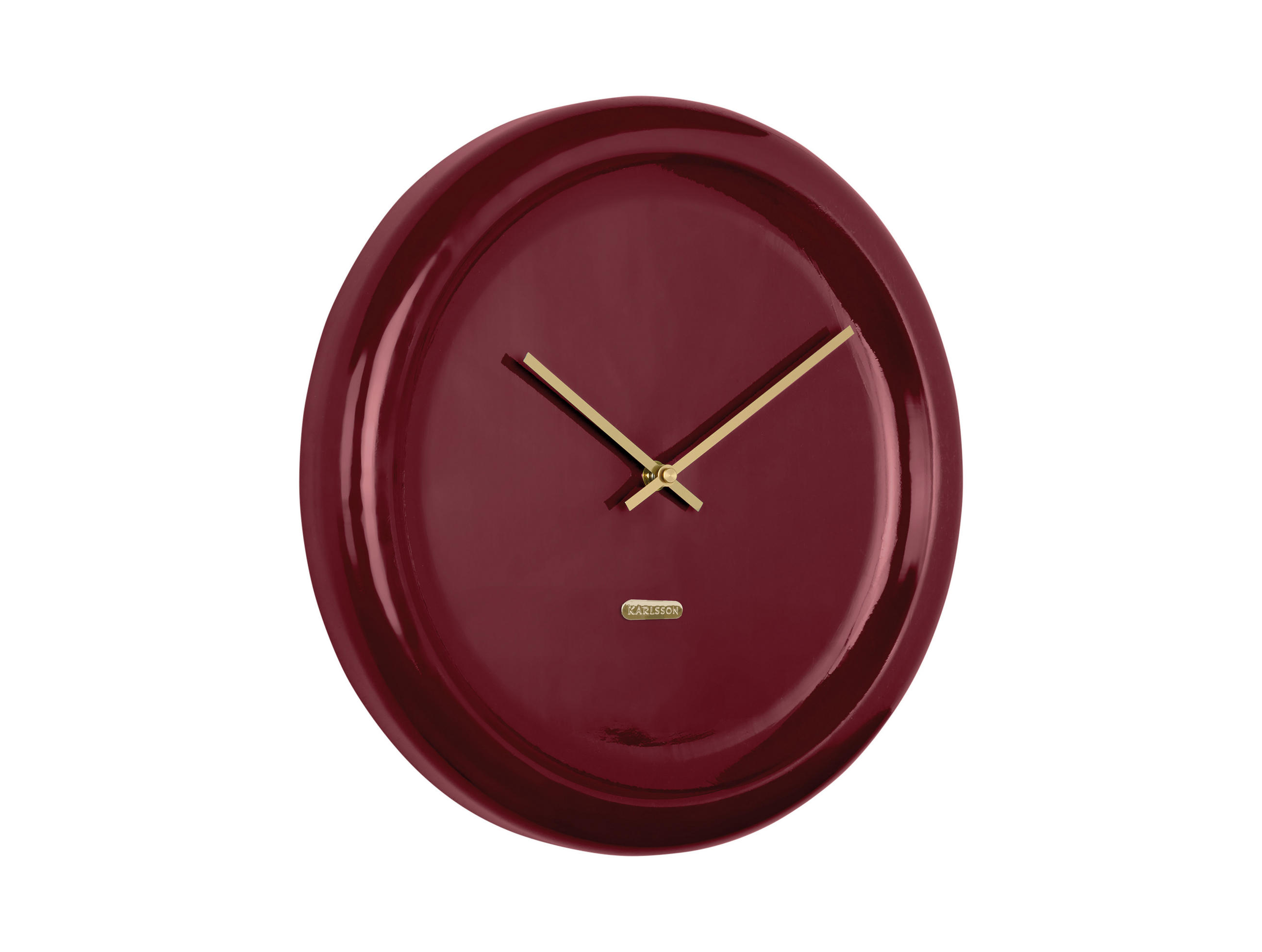 Karlsson Wanduhr Rot 35x35x4.5 cm