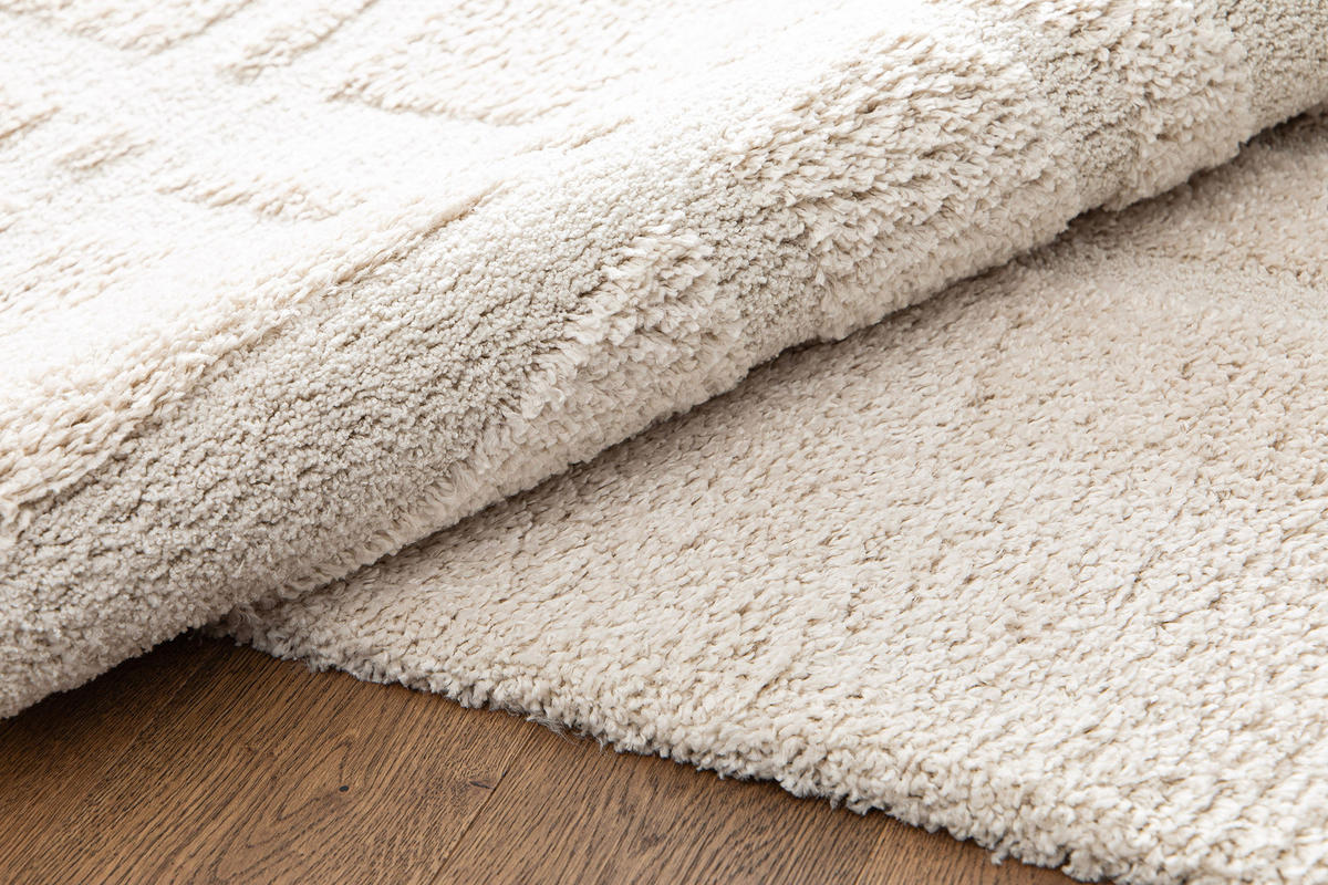 DESIGN-TEPPICH weich und dick beige - Beige, Textil (120/170cm) - AFK Living