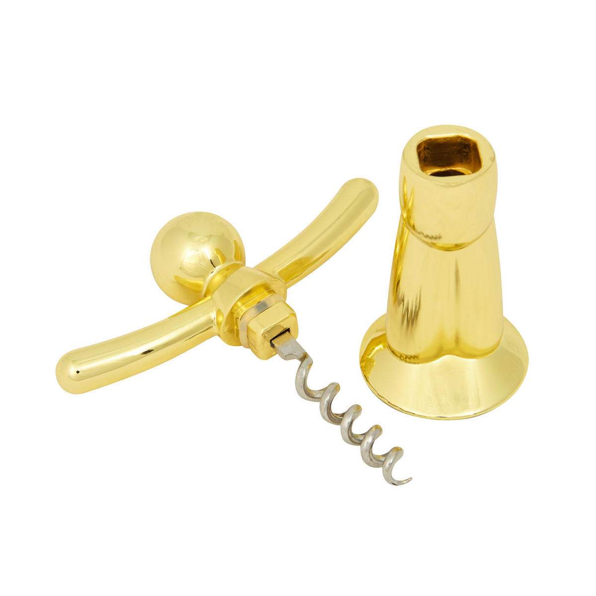 KORKENZIEHER Buddy, Gold - Goldfarben, Kunststoff (11.18cm) - Umbra