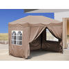 FALTPAVILLON 2x3m Graubeige - Beige, Metall (200/245/300cm) - QUICK STAR