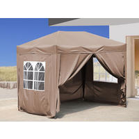 FALTPAVILLON 2x3m Graubeige - Beige, Metall (200/245/300cm) - QUICK STAR