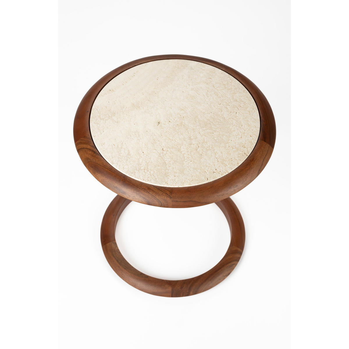 BEISTELLTISCH Doppio Braun - Braun, Holz (41/45/55cm) - Zuiver