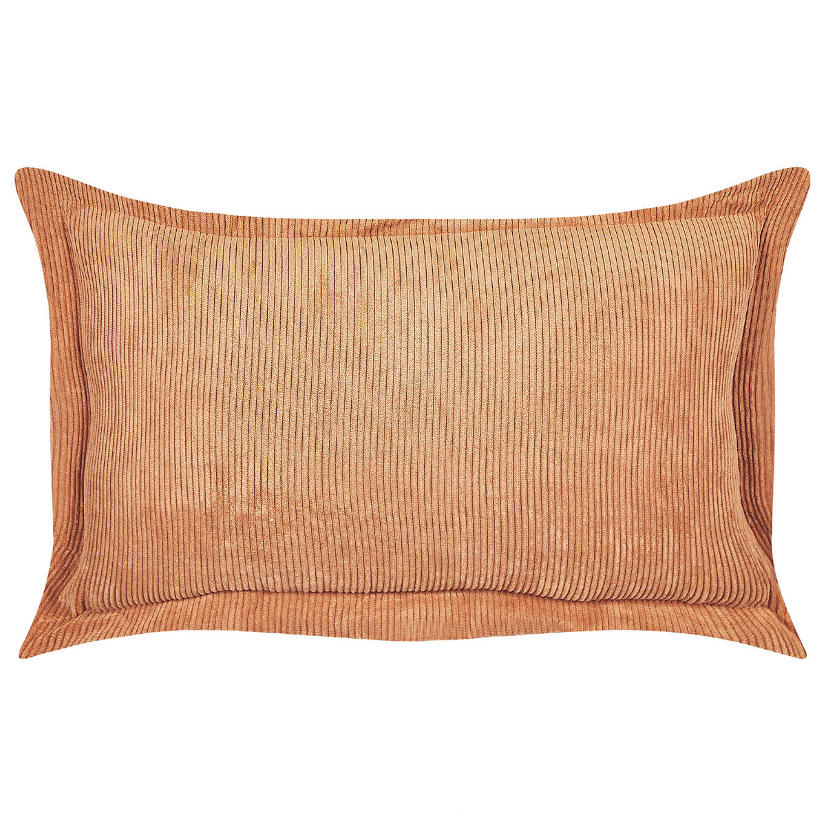 DEKOKISSEN CORD 2er-Set Orange 47/27 cm Zinnia - Orange, Textil (47/27cm) - Beliani