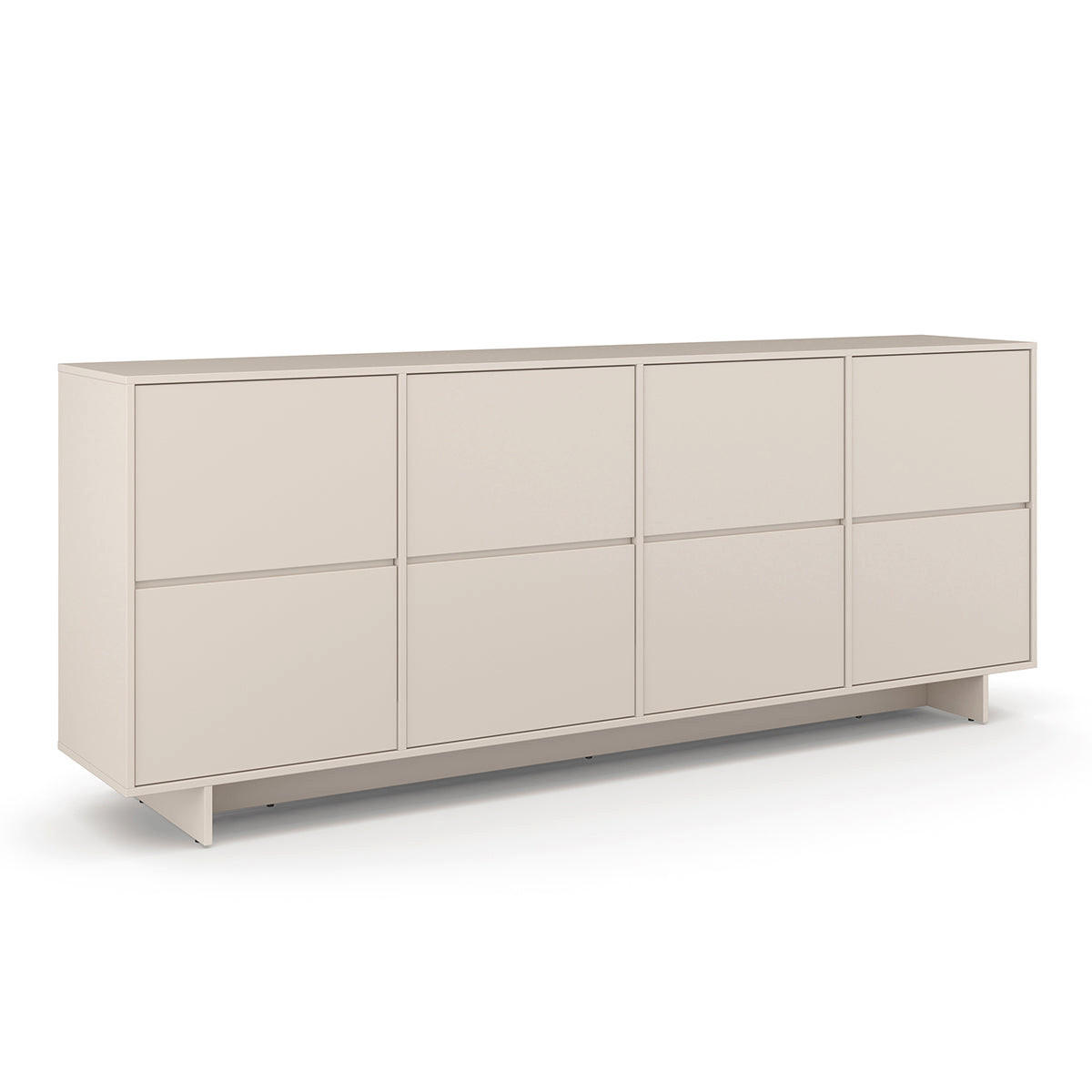 SIDEBOARD Tadao Kašmír - kašmírová, kompozitní dřevo (220.5/88/41.5cm) - Petits-meubles