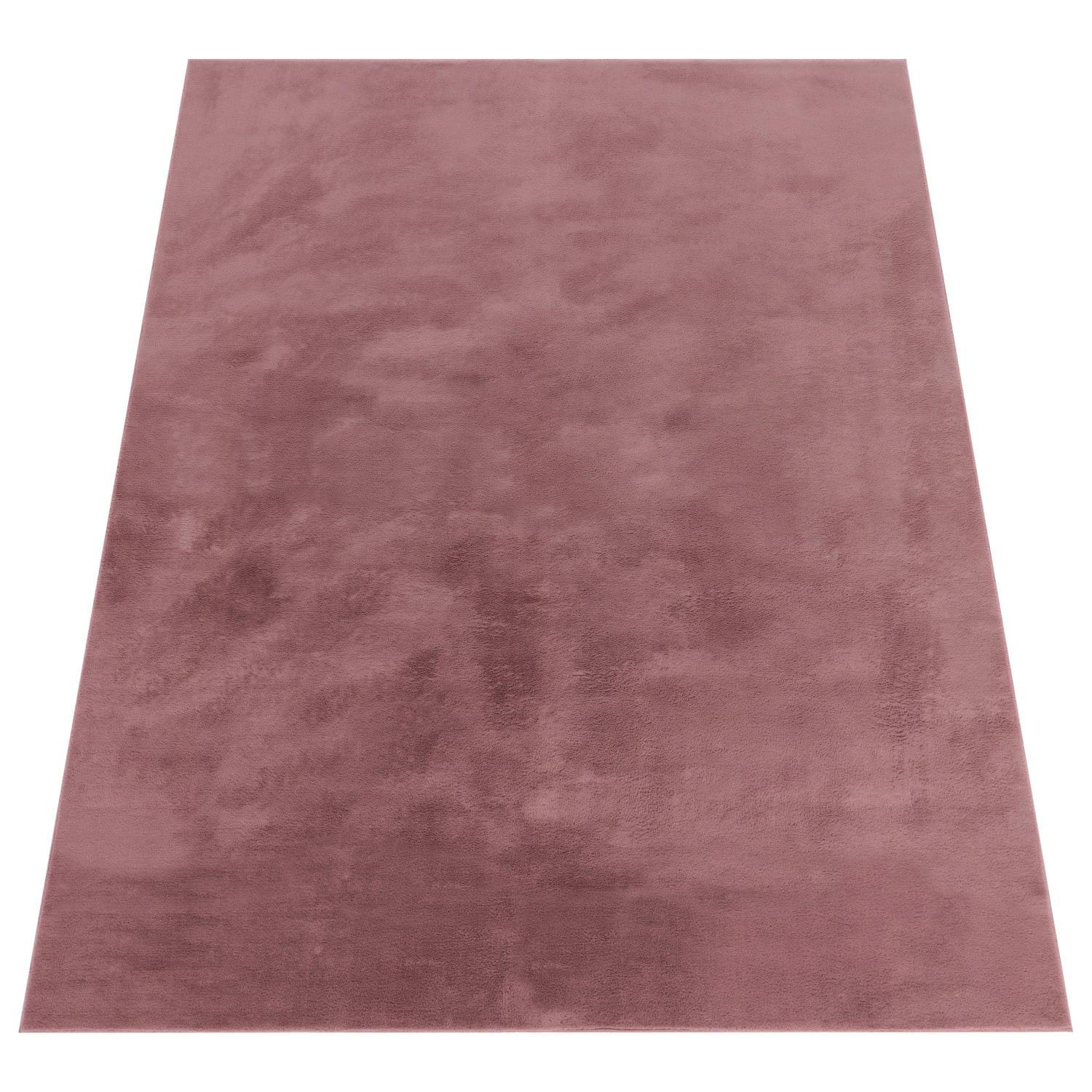 Paco Home Hochflorteppich Beere 120x160 cm