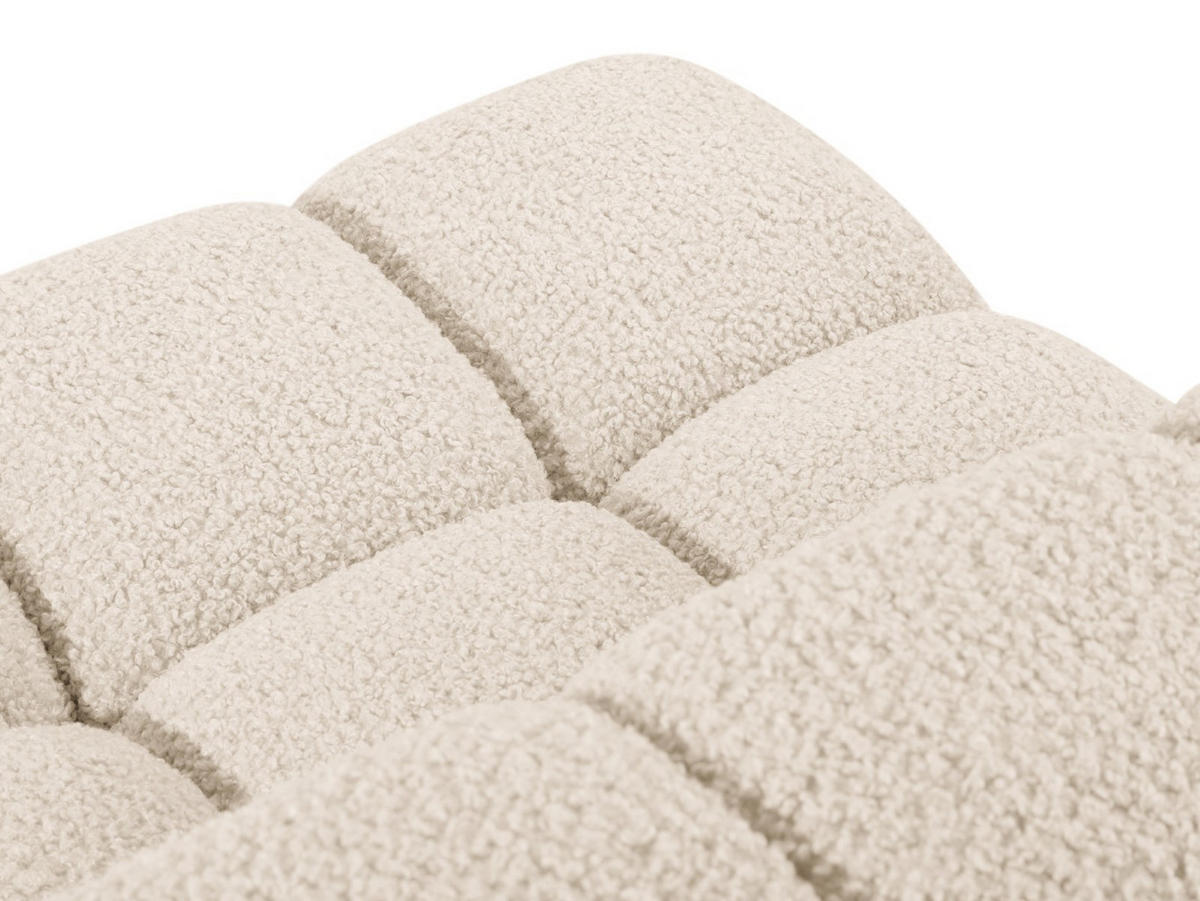MODUL Bellis aus Boucle leichtes beige - Creme, Textil (94/70/94cm) - Micadoni