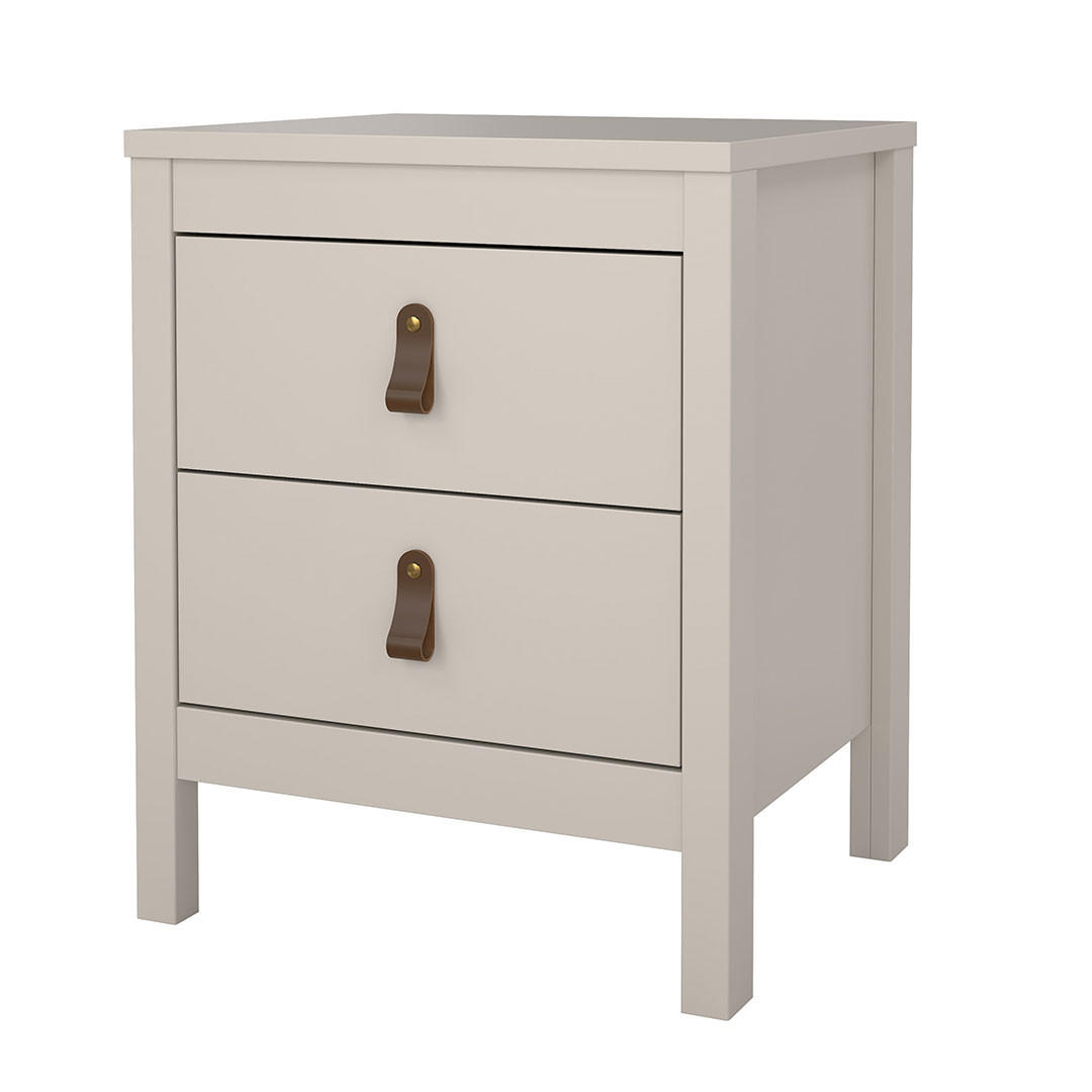 NACHTTISCH, Madrid, Kaschmir, Holzwerkstoff, 44 x 39 x 54 cm - Kaschmir, Holzwerkstoff (44/54/39cm) - ebuy24