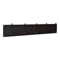 KLEIDERABLAGE Factory Schwarz - Schwarz, Metall (12/70/10cm) - LOFT42