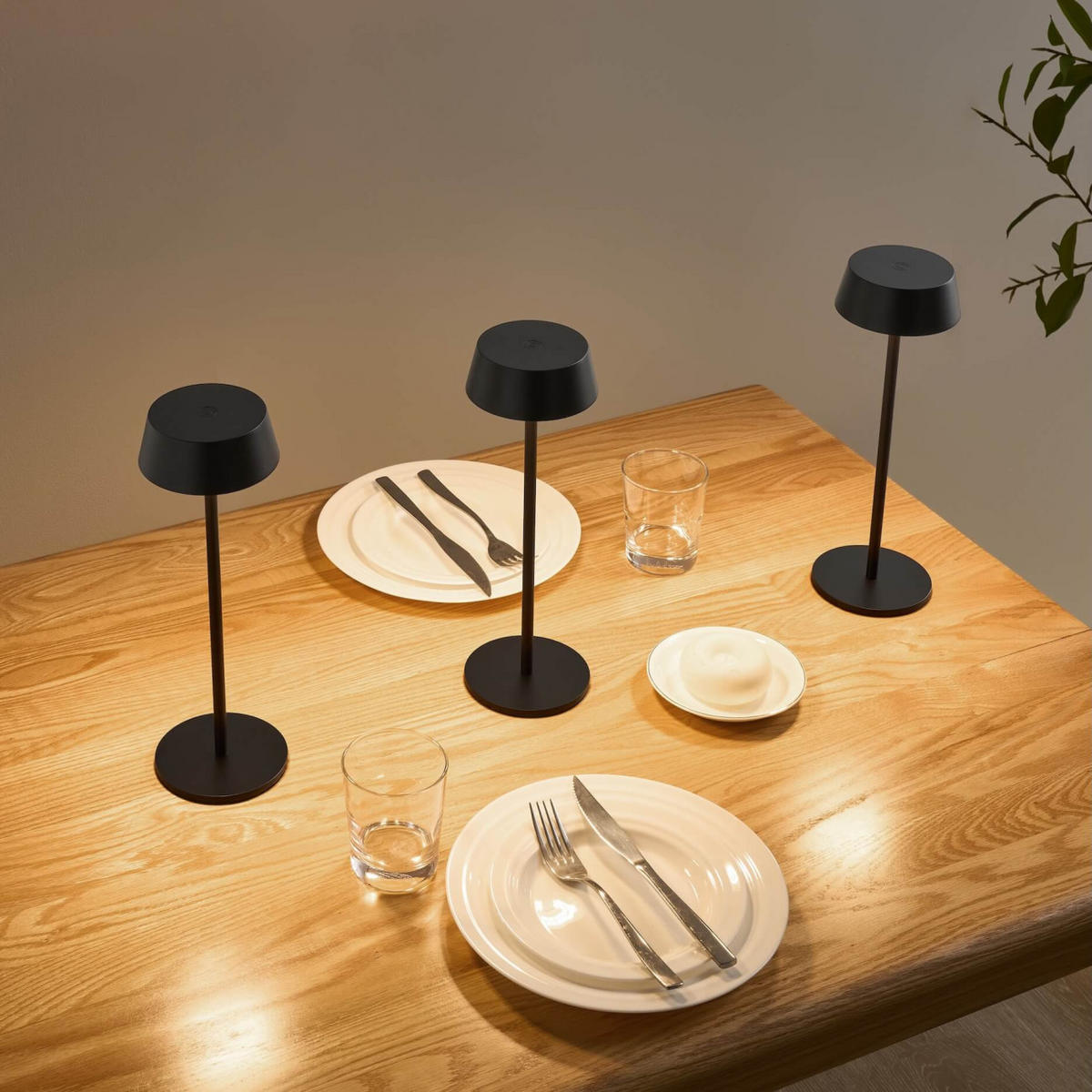 TISCHLEUCHTE Vanyel, Schwarz, 32.5cm - Schwarz, Metall (32/10/32.5cm) - KOSILUM