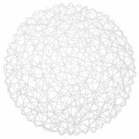 TISCHSET PAPIER RUND, Papier, weiß, Ø 35 cm - Weiß, Papier (35cm) - Orion 