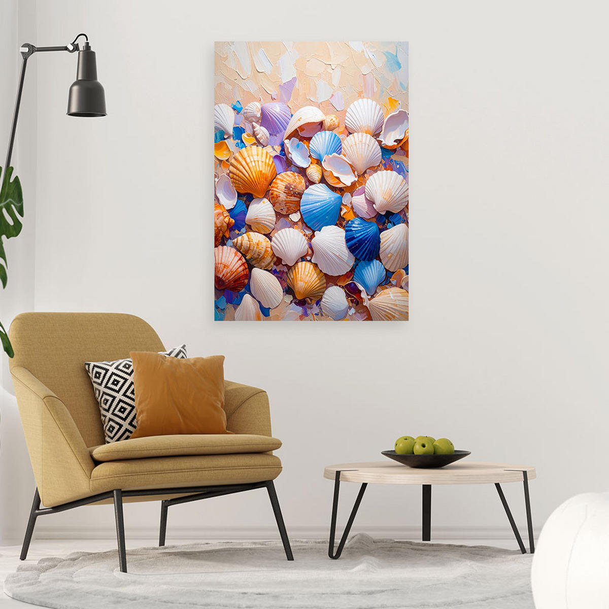 LEINWANDBILD Natur und Botanik 40x60cm - Multicolor, Textil (40/60cm) - Feeby