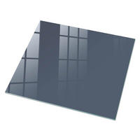GLASPLATTE 80x60 cm – Kühles Grau - Braun, Glas (0.4/80/60cm) - ArtPrintCave