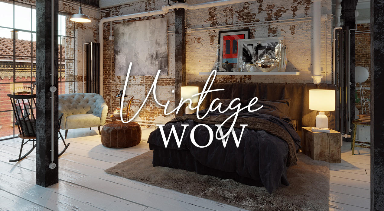 Schlafzimmer Industrial Style - Vintage