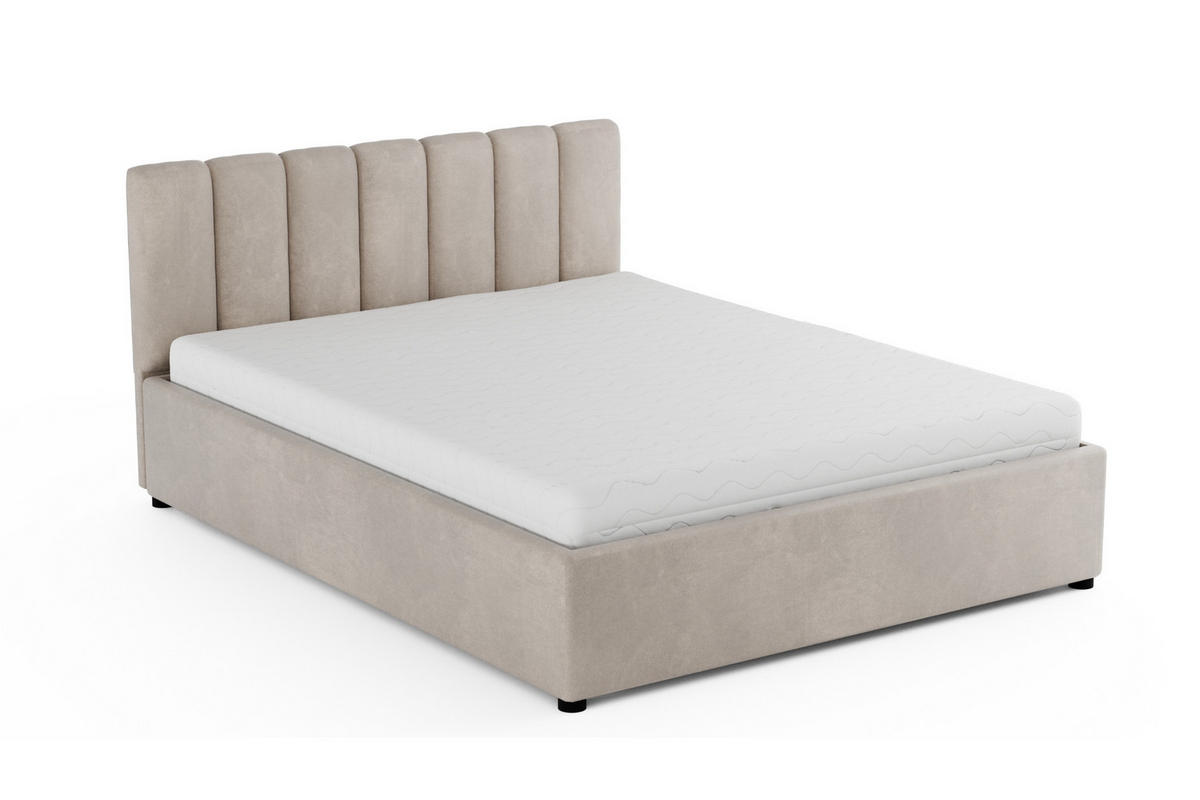 TASCHENFEDERKERNMATRATZE 7 Zonen + KOKOS 140/200 Weiß H4 - Weiß, Textil (140/200cm) - Deine Möbel 24