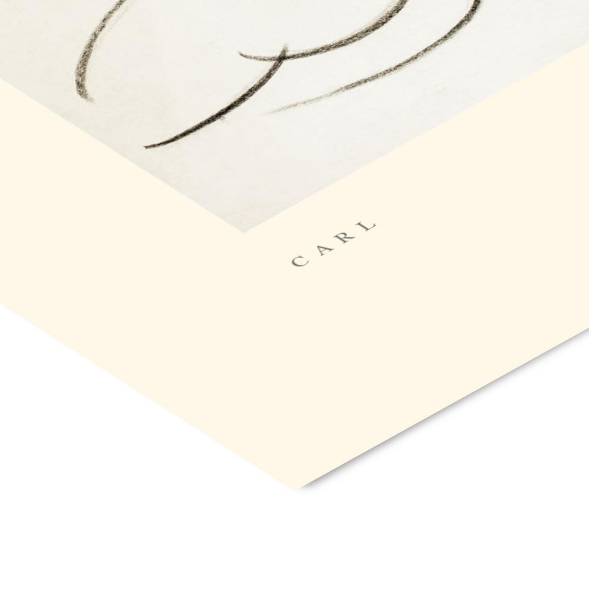 POSTER Arch Atelier - Carl Newman 01 - Naturfarben, Papier (70/100/0.1cm) - Poster&Frame