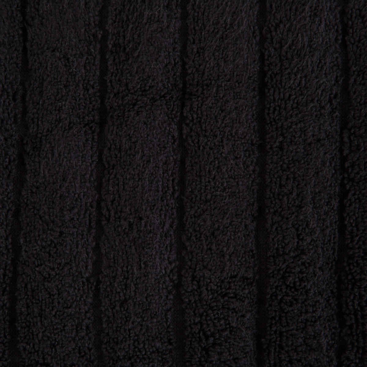 BADETUCH Astri schwarz 70x130 cm - Schwarz, Textil (70/130cm) - Homla