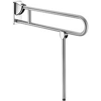 STÜTZKLAPPGRIFF mit Fuß Ø32 L850 mm Edelstahl UltraSatin - Chromfarben, Metall (34.2/12.7/90cm) - Delabie