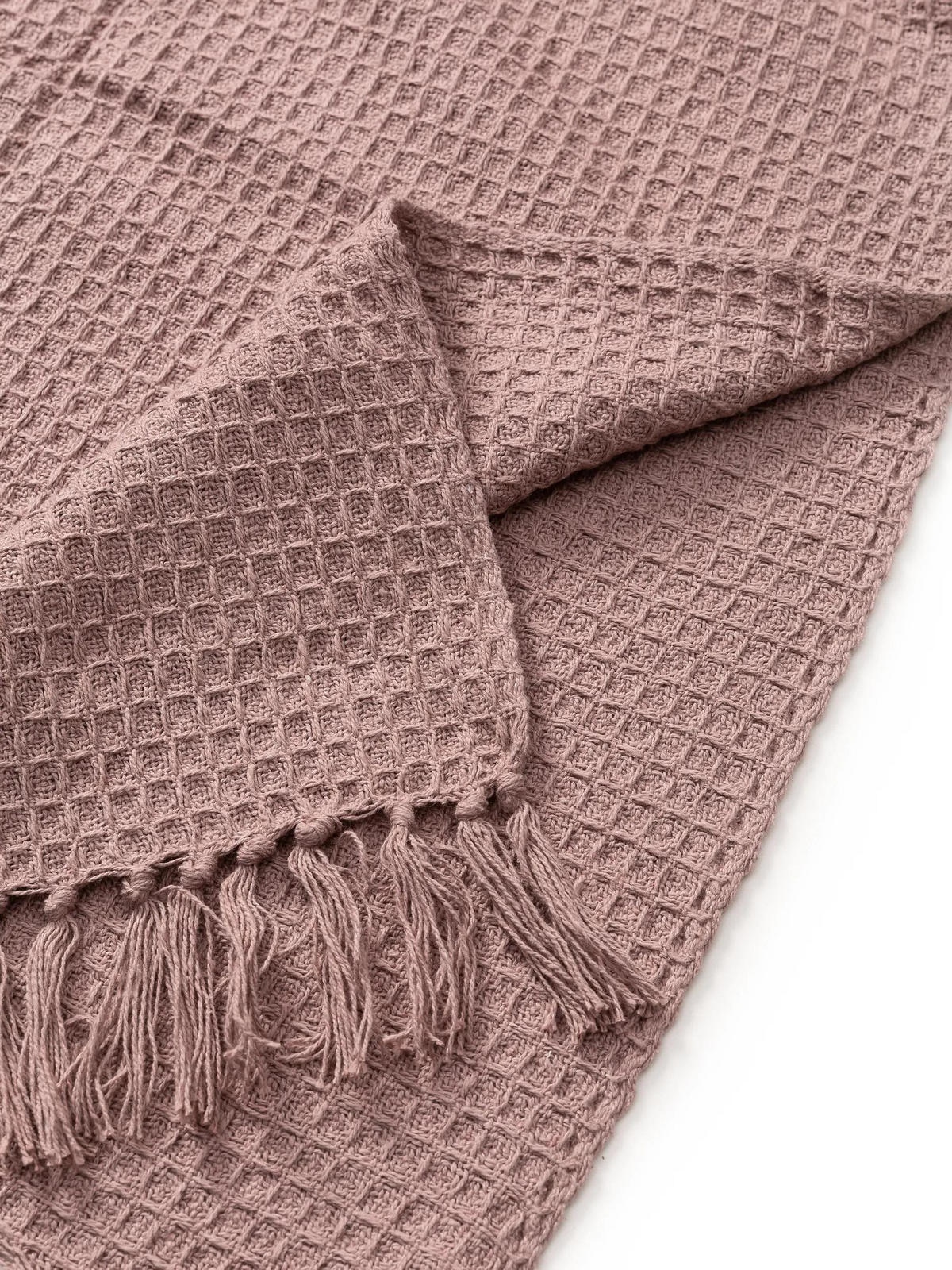 BAUMWOLLDECKE Amalia Rosa 125x150 cm - Rosa, Textil (125/150cm) - benuta Pure