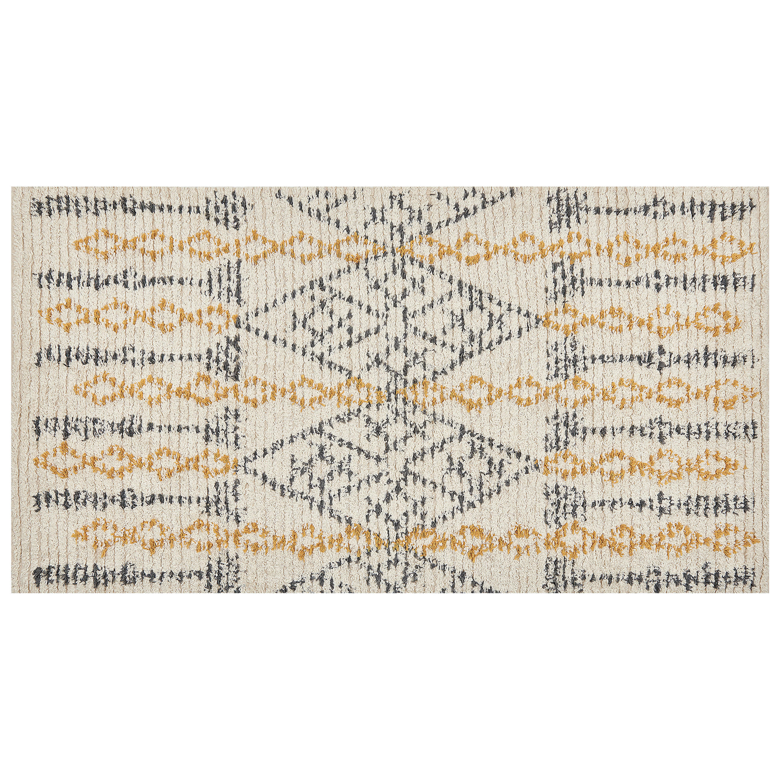 KURZFLOR-TEPPICH Kadapa 150/80 cm - Beige, Textil (80/150cm) - Beliani