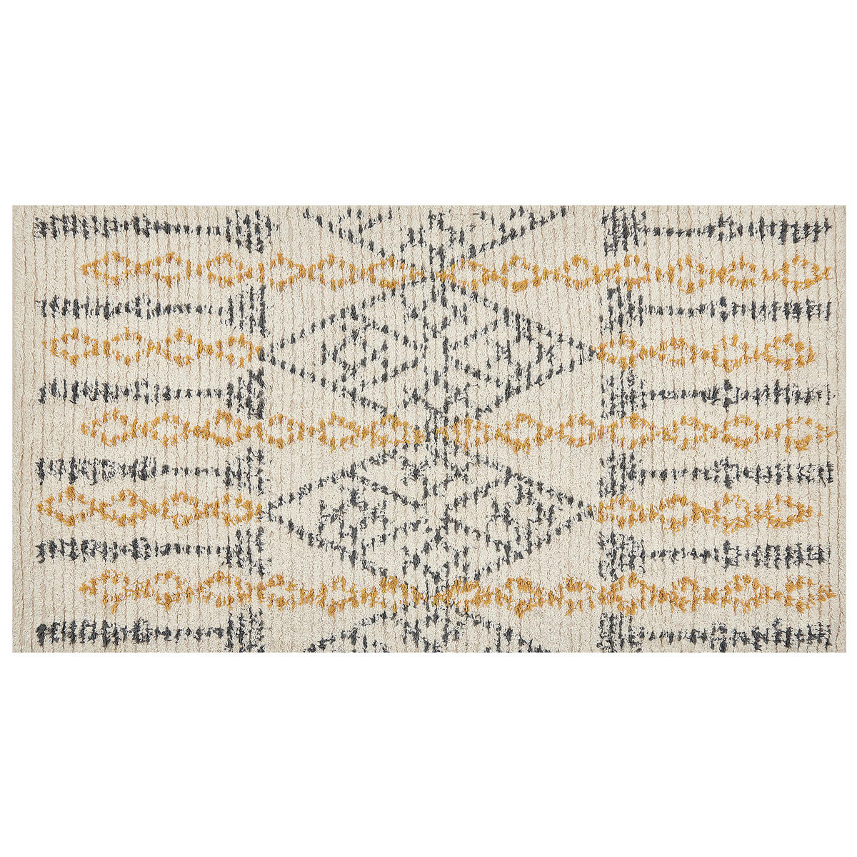 KURZFLOR-TEPPICH Kadapa 150/80 cm - Beige, Textil (80/150cm) - Beliani