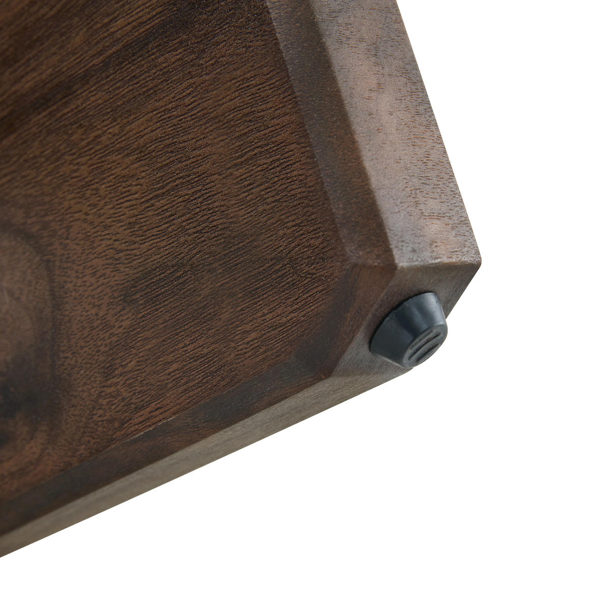 COUCHTISCH DE-02 Walnuss Transparent - Transparent, Holzwerkstoff (79/79/45cm) - ComfortXL